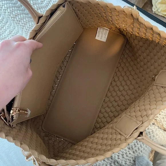 Anne Klein Woven Tote - Picture 5 of 8